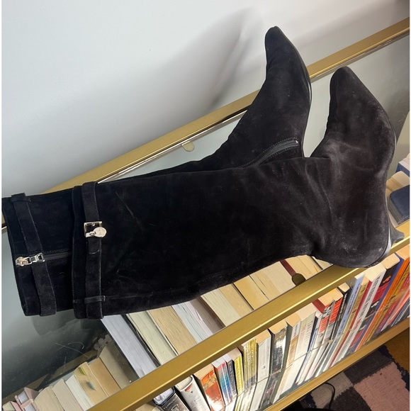 Good condition Authentic PRADA Black Boots with mini .5” heels - Picture 1 of 9